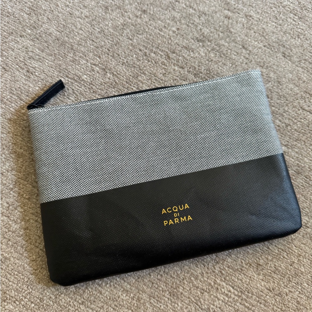 New Acqua Di Parma Air Canada Exclusive Cosmetic Bag / Wash Bag 8” x 5’5”